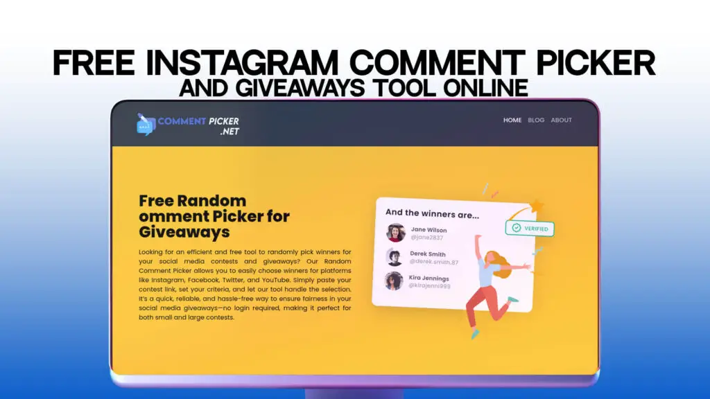 Free Instagram Comment Picker and Giveaways Tool Online