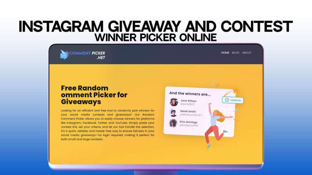 Instagram Giveaway and Contest Winner Picker Online