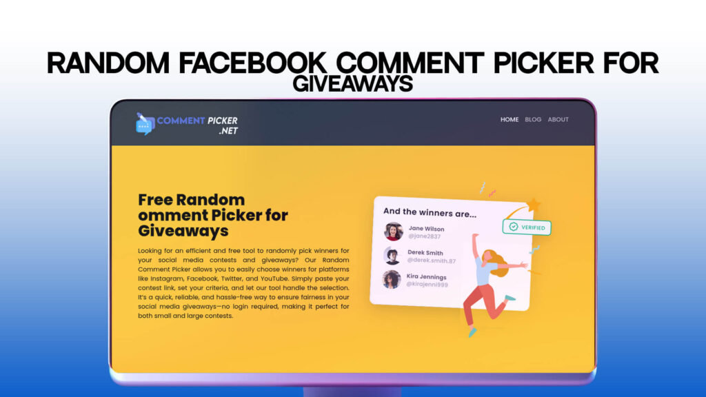 Random Facebook Comment Picker for Giveaways