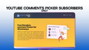 YouTube Comments Picker Subscribers Only