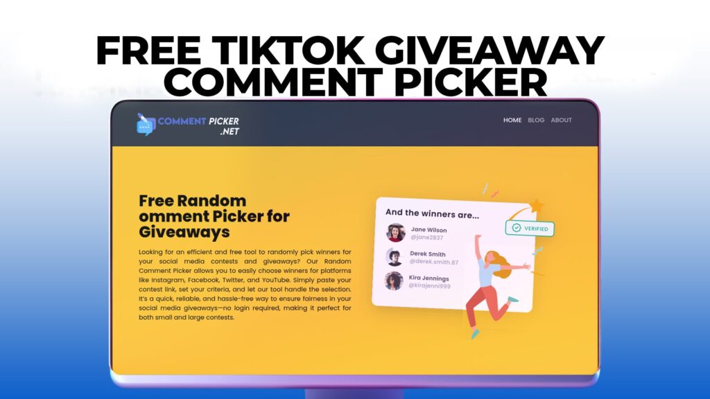 Free TikTok Giveaway Comment Picker