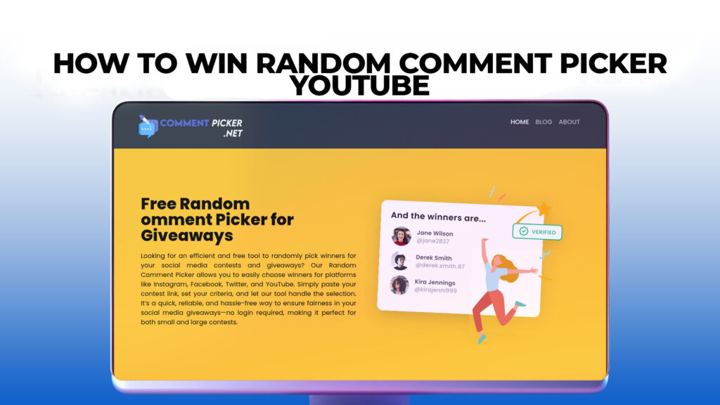 How to Win Random Comment Picker YouTube