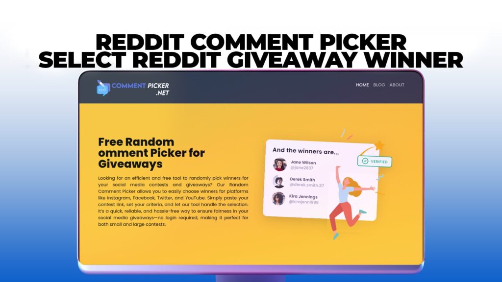 Reddit Comment Picker - Select Reddit Giveaway Winner