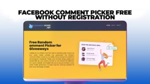 Facebook Comment Picker free without Registration